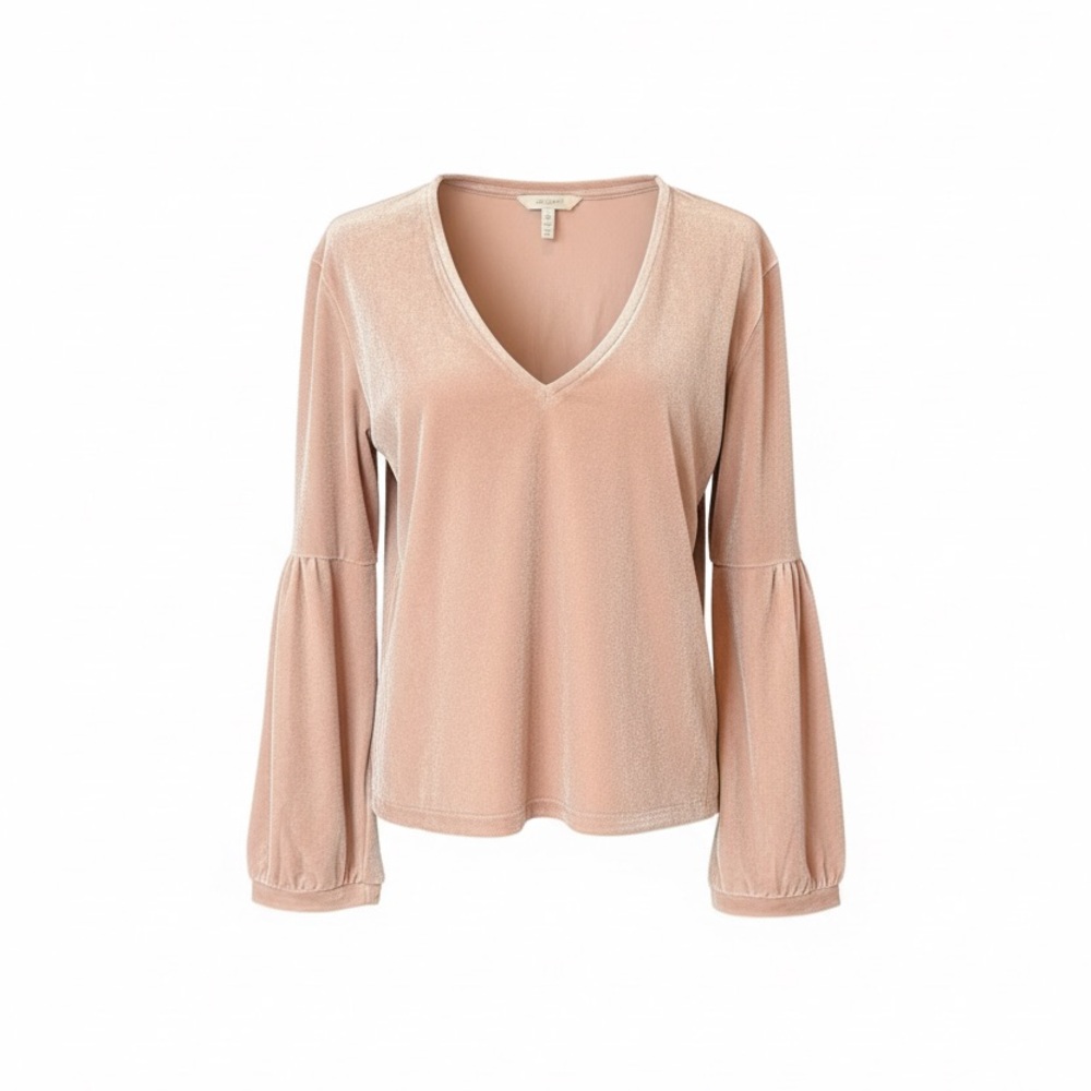 Madewell Blush V-Neck Blouse